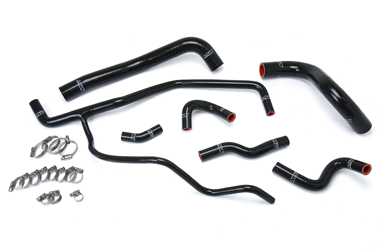 HPS Black Reinforced Silicone Radiator + Heater Hose Kit Coolant Dodge 11-17 Challenger 3.6L V6
