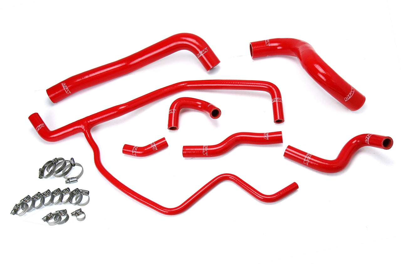 HPS Red Silicone Radiator + Heater Hose Kit 2011-2020 Chrysler 300 3.6L V6 57-1583-RED