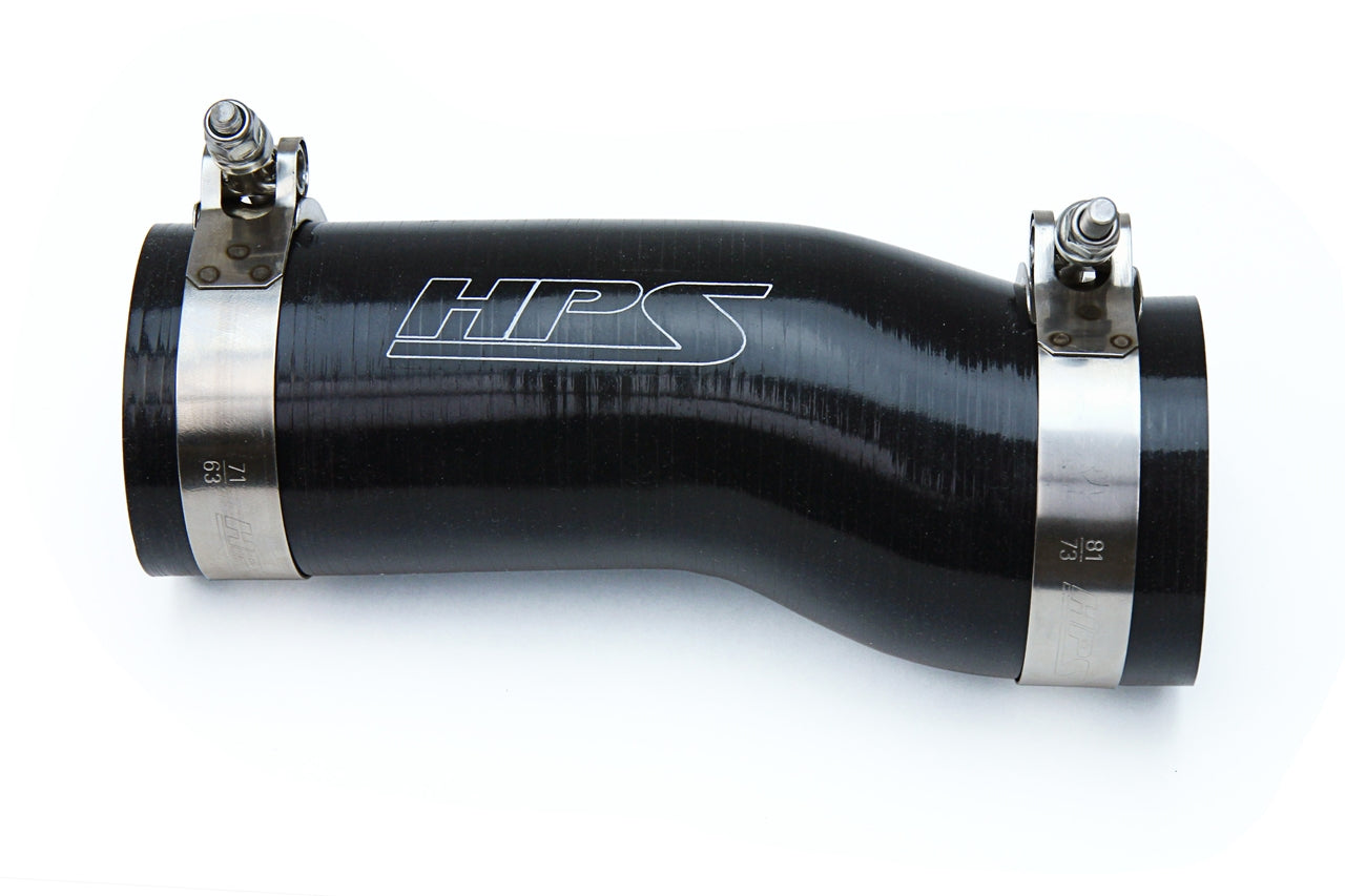 HPS Black Silicone Air Intake Kit Post MAF Hose 2017-2020 Honda Civic Si 1.5L Turbo 57-1595-BLK