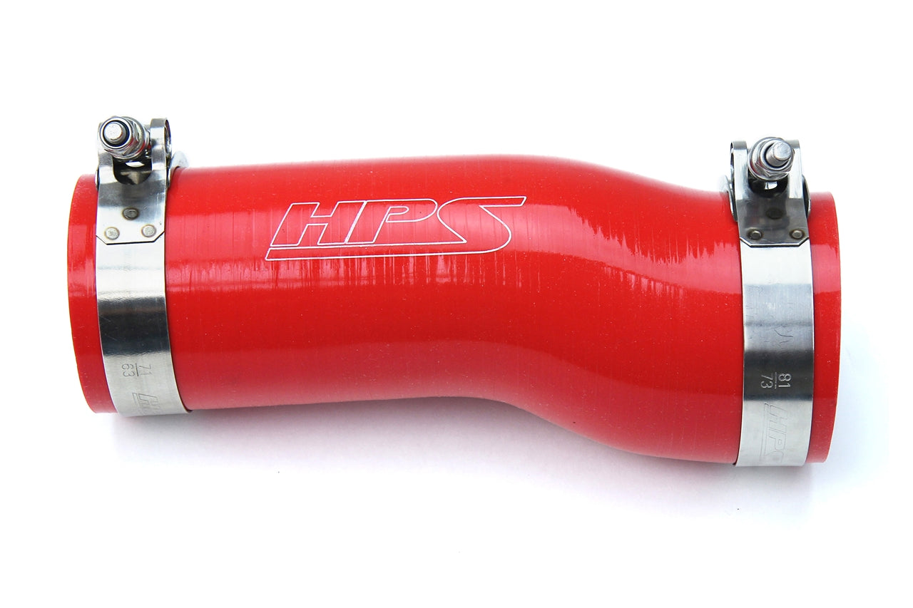 HPS Red Reinforced Silicone Post MAF Air Intake Hose Kit Honda 17-18 Civic Si 1.5L Turbo