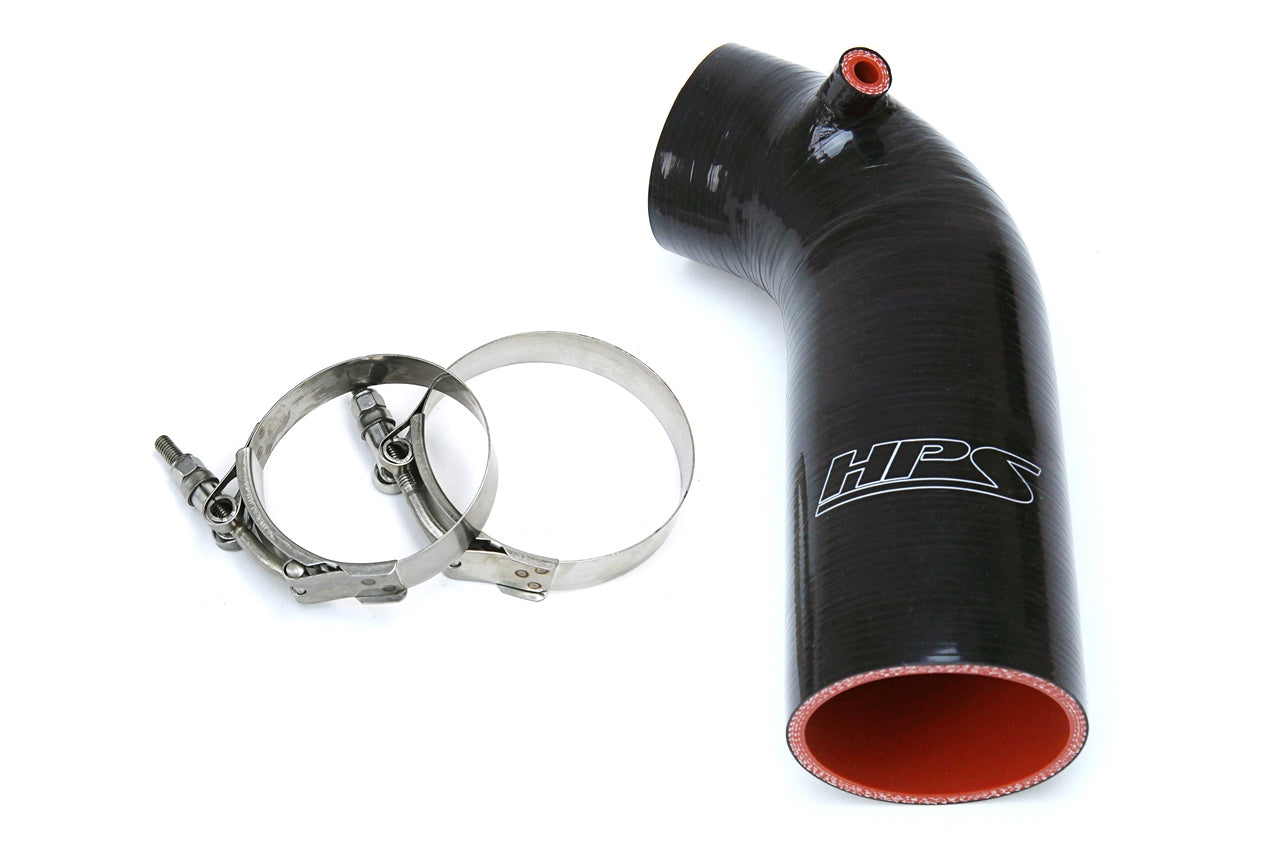HPS Black Silicone Post MAF Air Intake Hose Kit Honda 16-17 Civic 10th Gen 2.0L Non Turbo