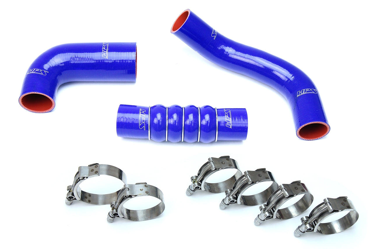 HPS Blue Silicone Intercooler Hose Kit 2017-2020 Honda Civic Si 1.5L Turbo 57-1599-BLUE