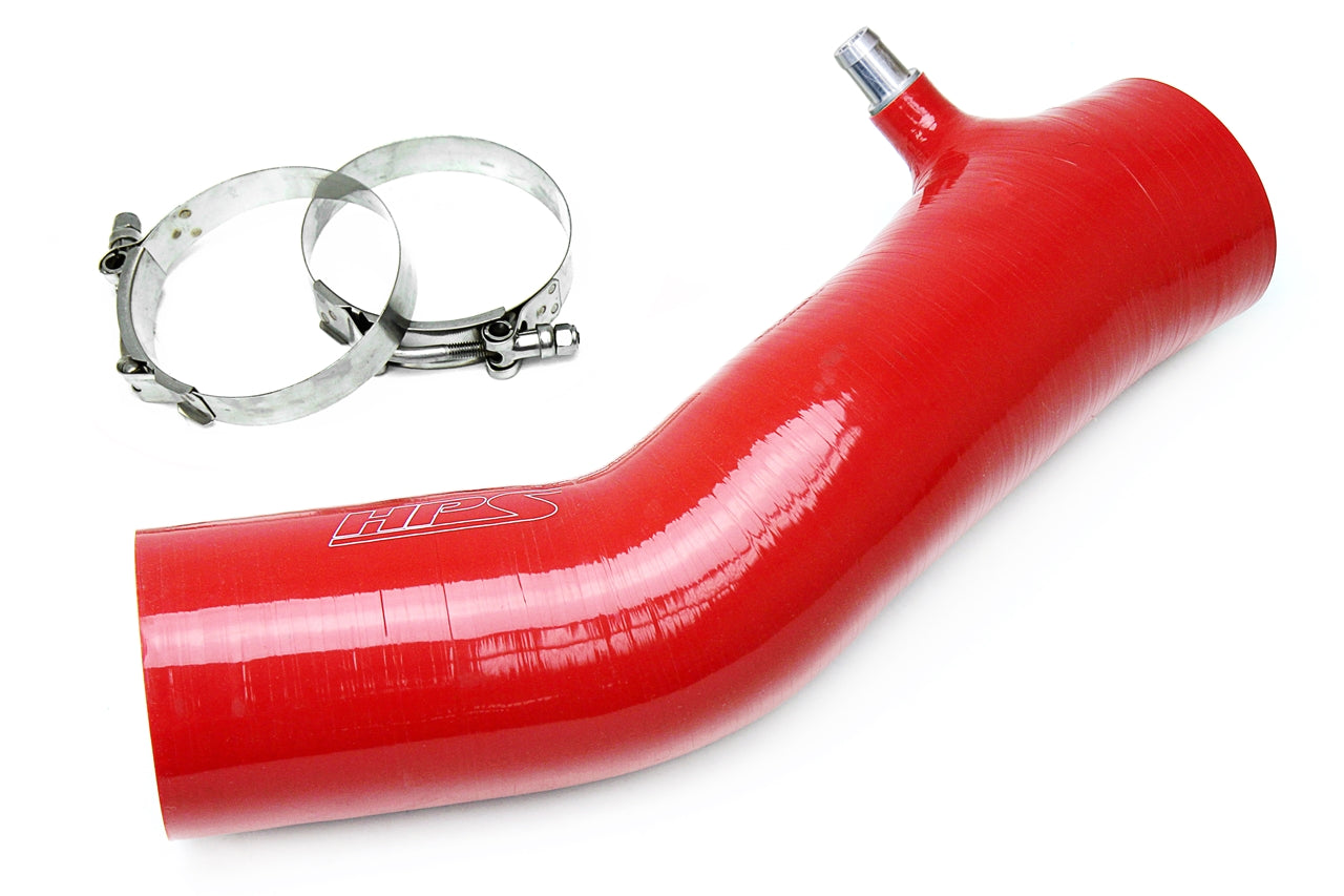 HPS Red Reinforced Silicone Post MAF Air Intake Hose Kit 2016-2022 Toyota Tacoma 3.5L V6 57-1600-RED