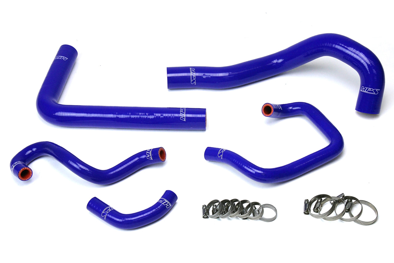 HPS Blue Silicone Radiator + Heater Hose Kit 1993-1998 Toyota Supra MK4 2JZ Turbo 57-1613-BLUE