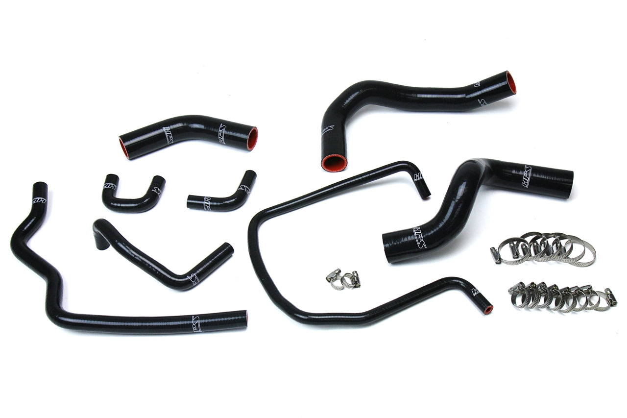 HPS Black Silicone Radiator Hose Kit 2004-2014 Nissan Titan V8 5.6L 57-1614-BLK