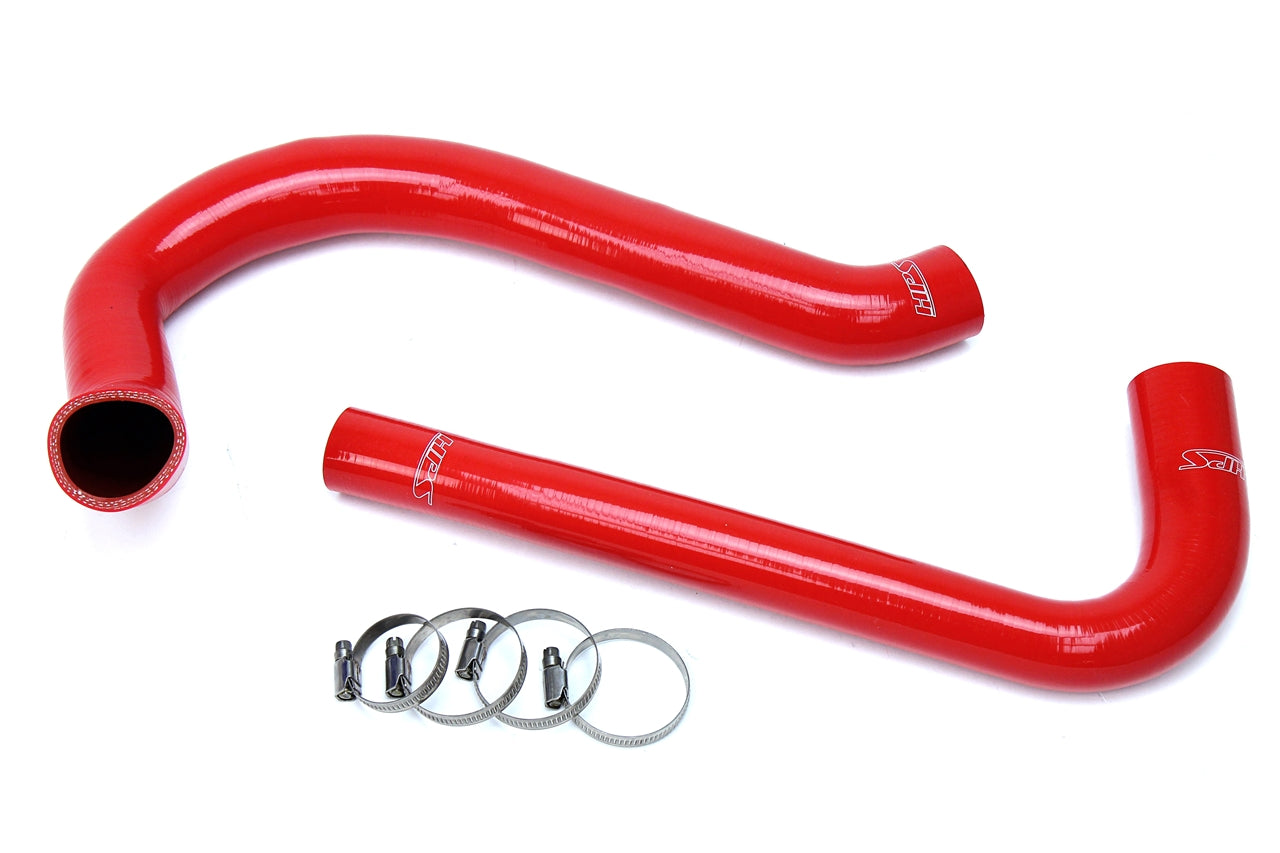 HPS Red Silicone Radiator Hose Kit 1987-1995 Jeep Wrangler YJ 2.5L 57-1627-RED