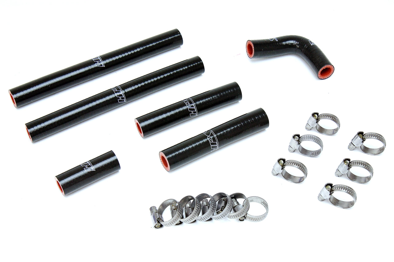 HPS Black Silicone Heater Hose Kit 1992-1997 Toyota Land Cruiser FJ80 FJ 4.5L I6 57-1638-BLK