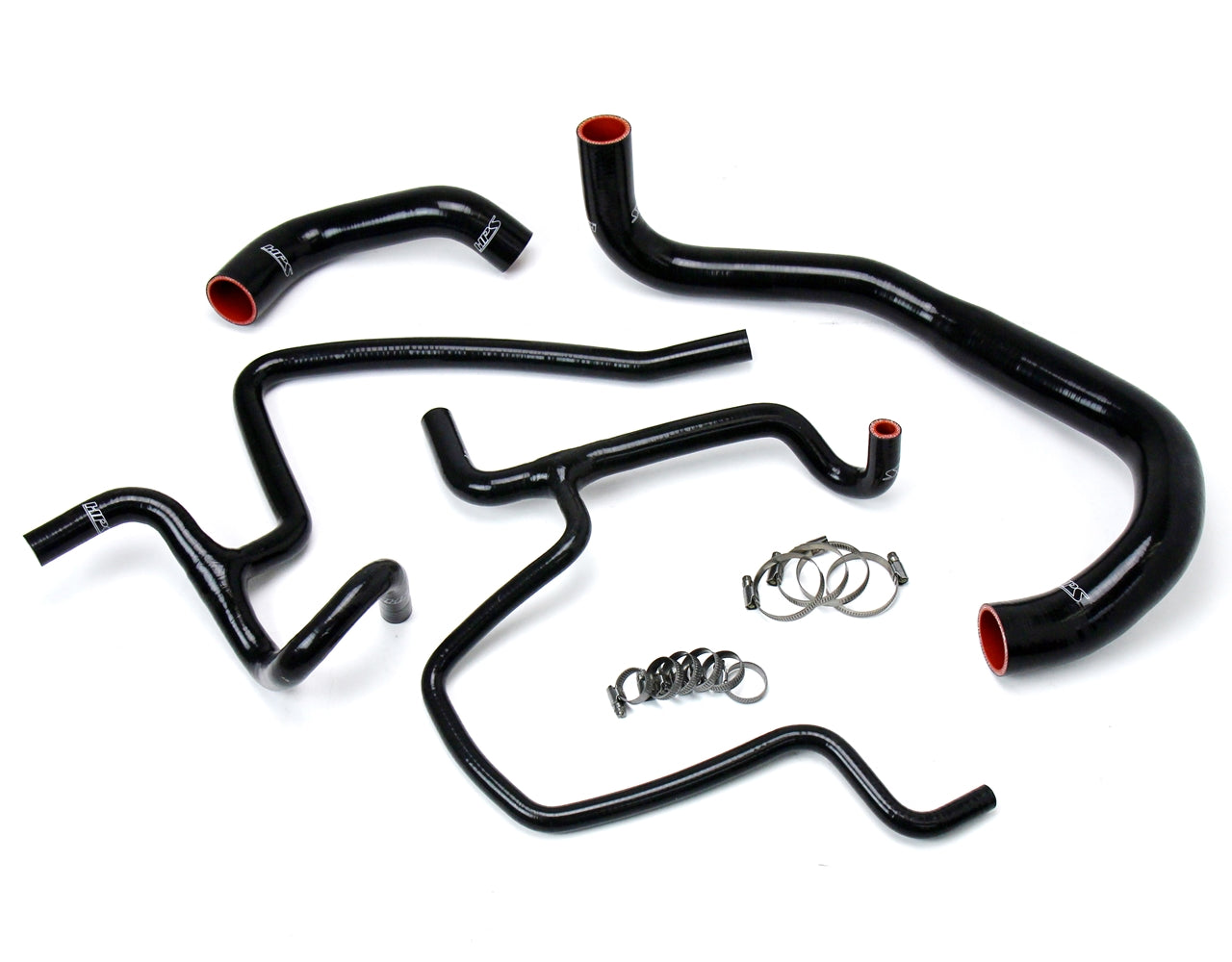 HPS Black Reinforced Silicone Radiator + Heater Hose Kit Coolant Dodge 11-18 Charger 5.7L V8 Non Pursuit