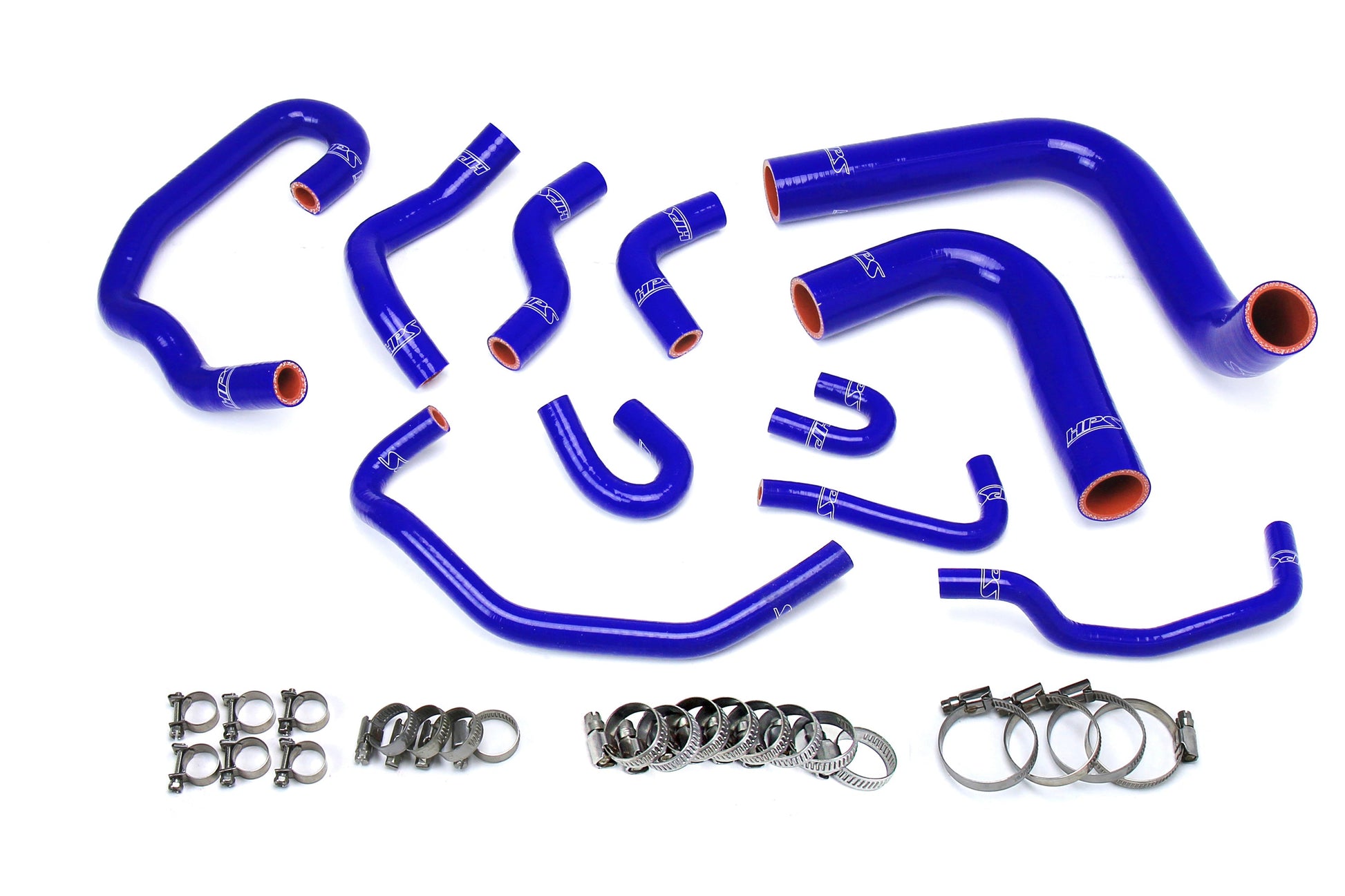 HPS Blue Silicone Radiator + Heater Hose Kit 1993-1995 Toyota 4Runner 3.0L V6 57-1654-BLUE