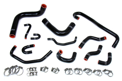 HPS Black Silicone Radiator + Heater Hose Kit 1989-1992 Toyota 4Runner 3.0L V6 57-1656-BLK