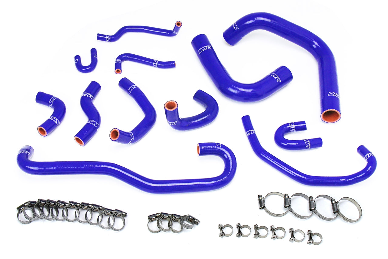 HPS Blue Silicone Radiator + Heater Hose Kit 1989-1992 Toyota 4Runner 3.0L V6 57-1656-BLUE