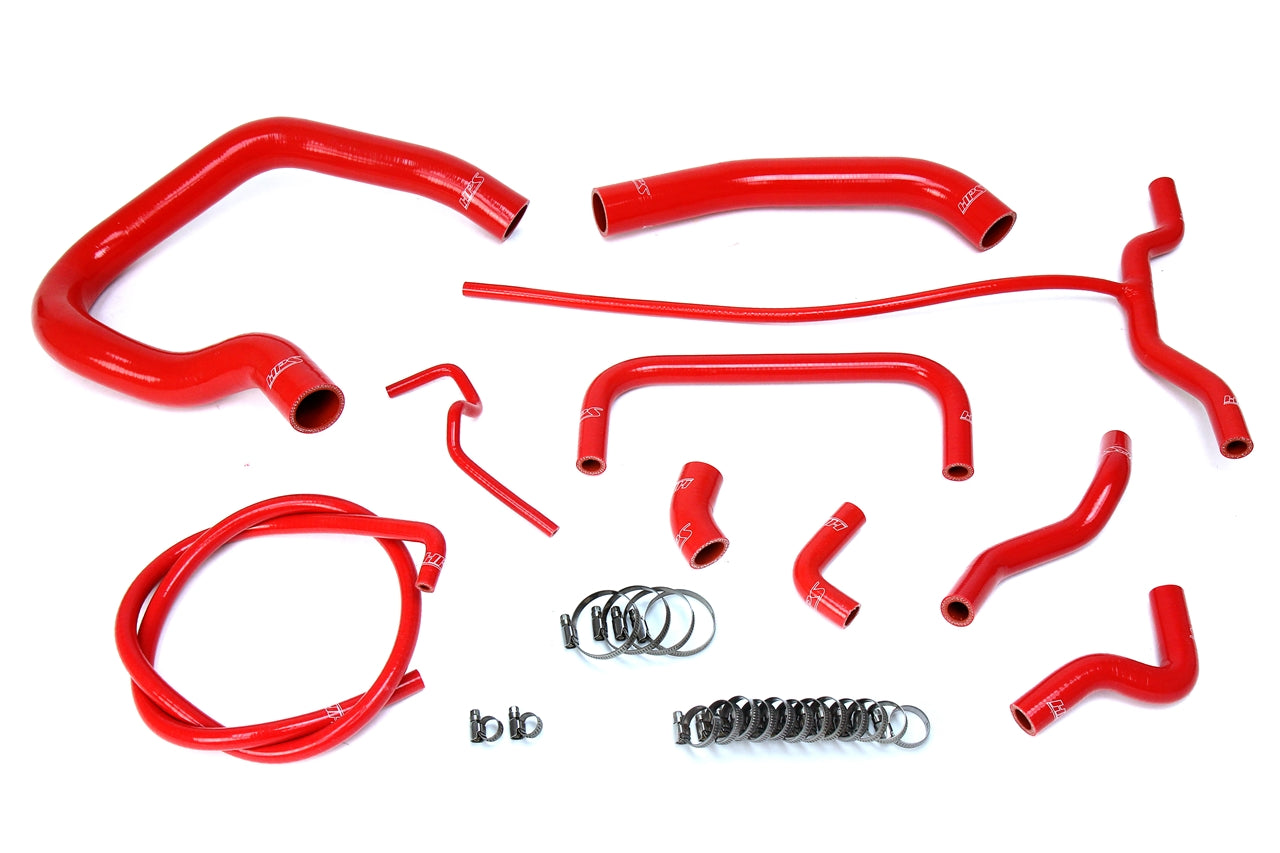 HPS Red Silicone Radiator + Heater Hose Kit 2004-2011 Ford Ranger 4.0L V6 57-1661-RED