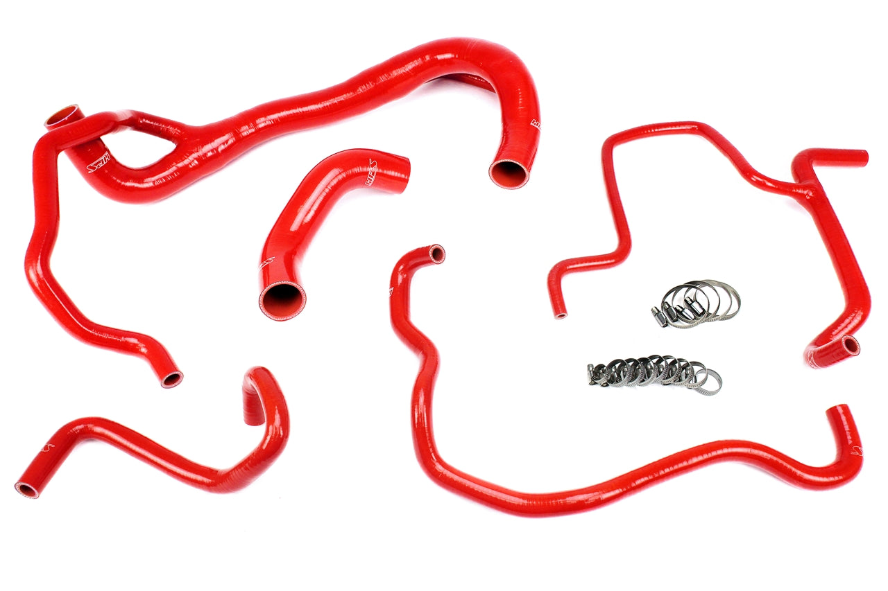HPS Red Silicone Lower Upper Radiator Heater Coolant Hoses 2015-2023 Dodge Charger R/T Scat Pack 392 Daytona SRT 6.4L V8 Hemi 57-1675-RED