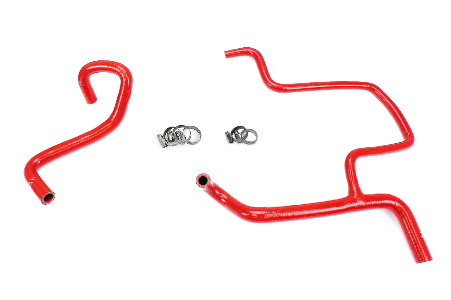 HPS Performance Red Silicone Heater Coolant Hose Kit 2015-2023 Dodge Charger 6.4L V8 57-1675H-RED