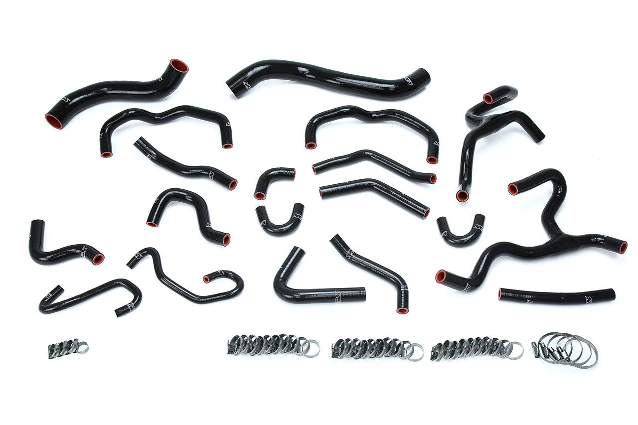 HPS Black Silicone Radiator + Heater Hose Kit 2017-2020 Toyota Land Cruiser 5.7L V8 57-1709-BLK