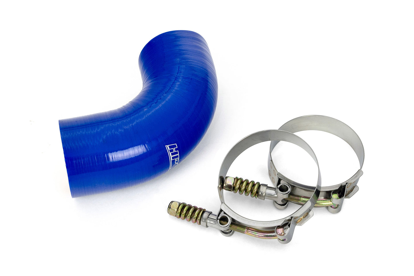 HPS Silicone Transmission Oil Cooler Coolant Hose Volvo Mack MP7 Engine Trucks, replace OE Part # 22883153 11MF4689M 21209748 23092698, 57-1717-BLUE