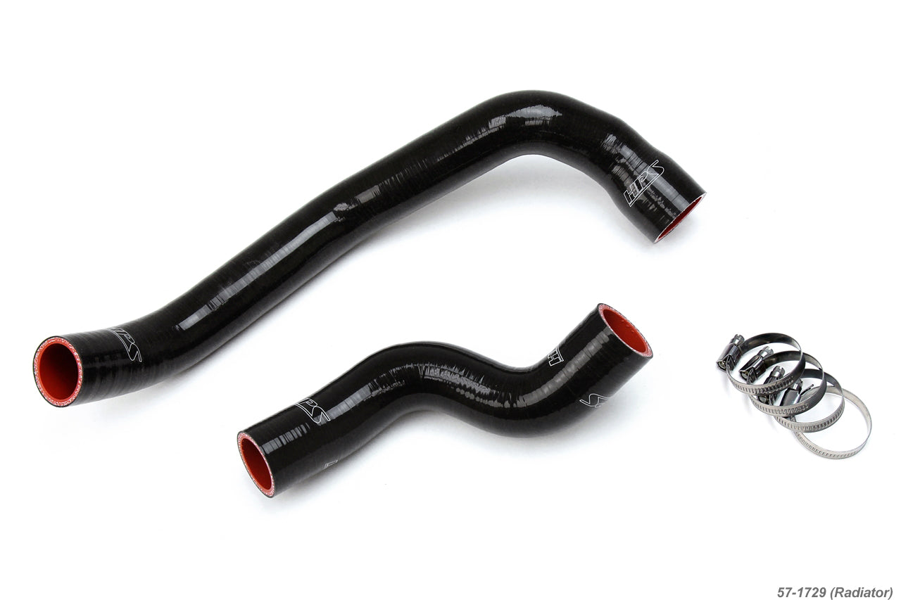 HPS Silicone Radiator Coolant Hose Nissan Skyline GTR R33 Upper Lower Black RB26DETT 57-1729-BLK