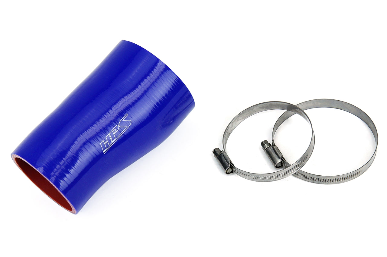HPS Blue Silicone Post MAF Air Intake Hose Kit Honda 17-19 Civic Type R 2.0L Turbo 57-1765-BLUE
