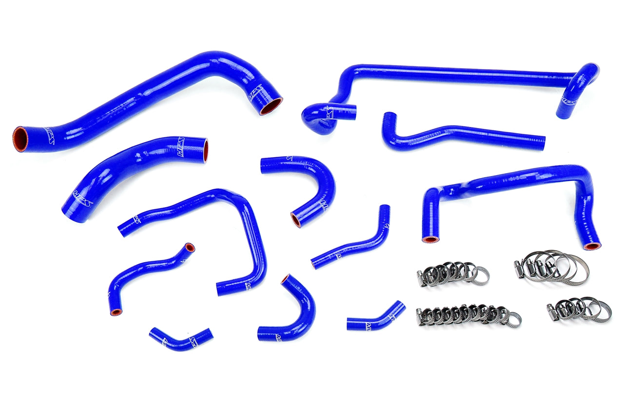 HPS Blue Silicone Radiator + Heater Hose Kit 1989-1994 Nissan Skyline GTR R32 RB26DETT Twin Turbo 57-1782-BLUE