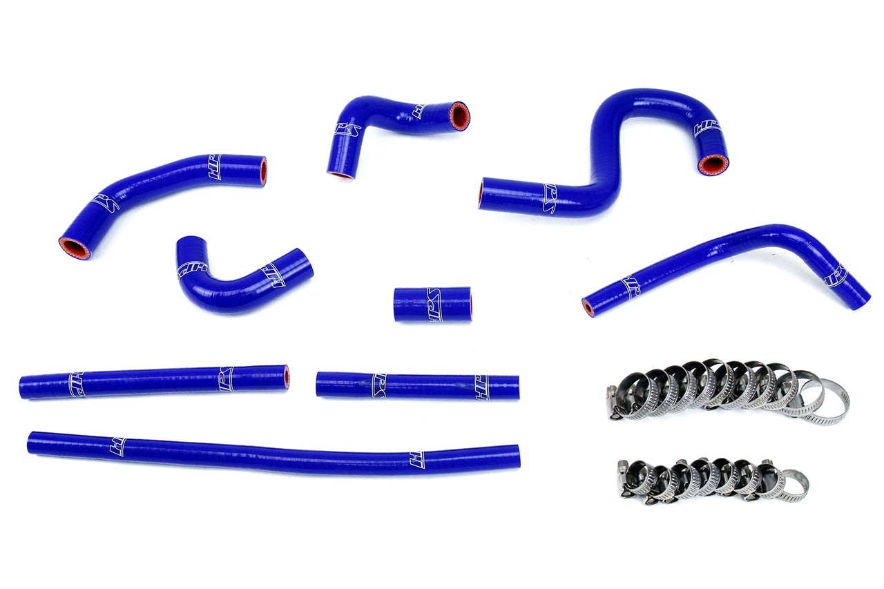 HPS Blue Silicone Heater Hose Kit 1996-2002 Toyota 4Runner 3.4L V6 rear heater 57-1798-BLUE
