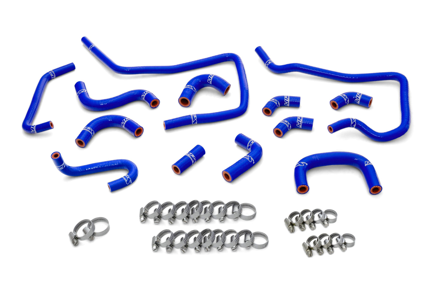 HPS Performance Blue Silicone Ancillary Coolant Hose Kit 2004 Subaru Impreza WRX 2.0L Turbo 57-1806-BLUE