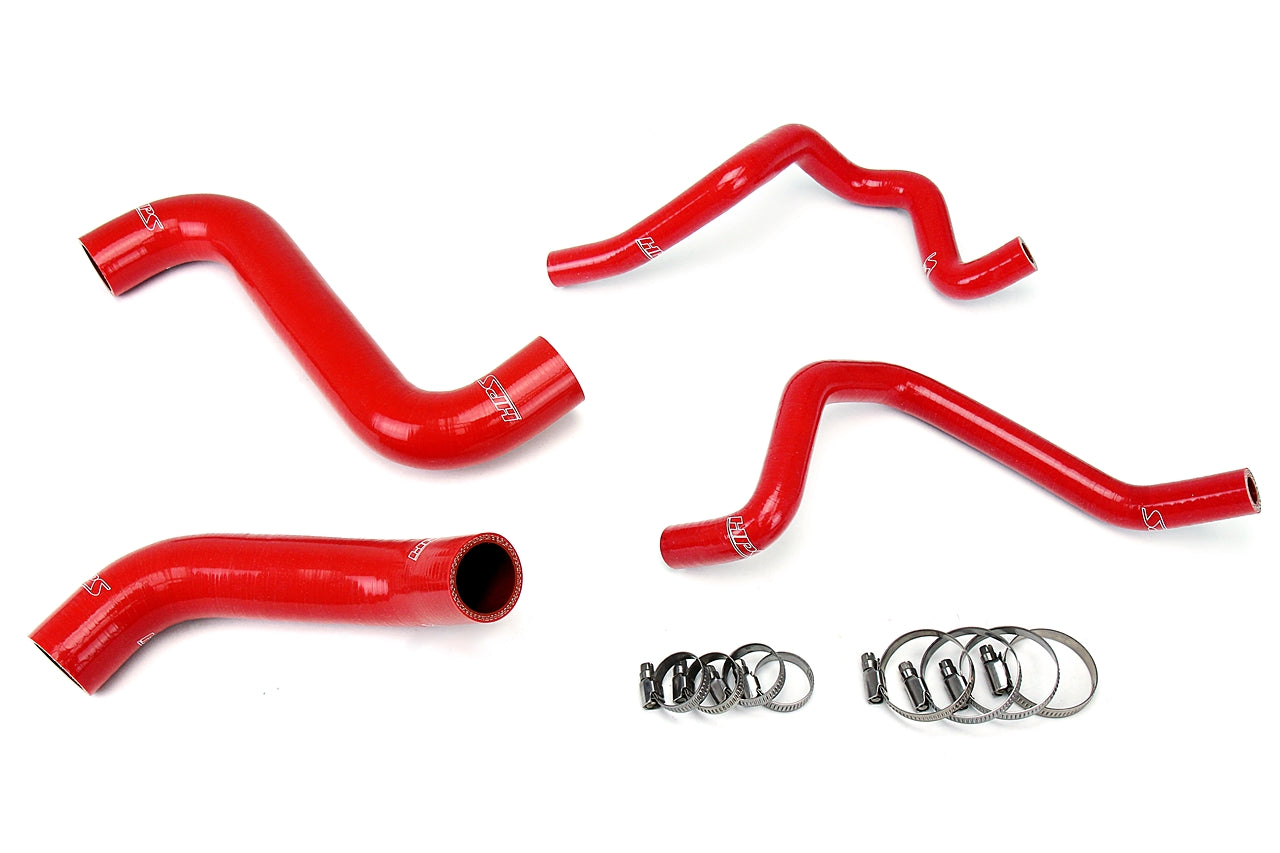 HPS Red Silicone Radiator + Heater Hose Kit 2005-2007 Subaru Impreza WRX STI 2.5L Turbo 57-1811-RED