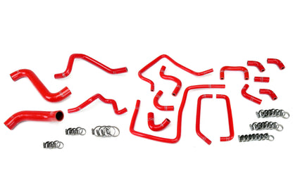 HPS Red Silicone Radiator, Heater and Ancillary Hose Kit 2005 Subaru Impreza WRX 2.0L Turbo 57-1814-RED