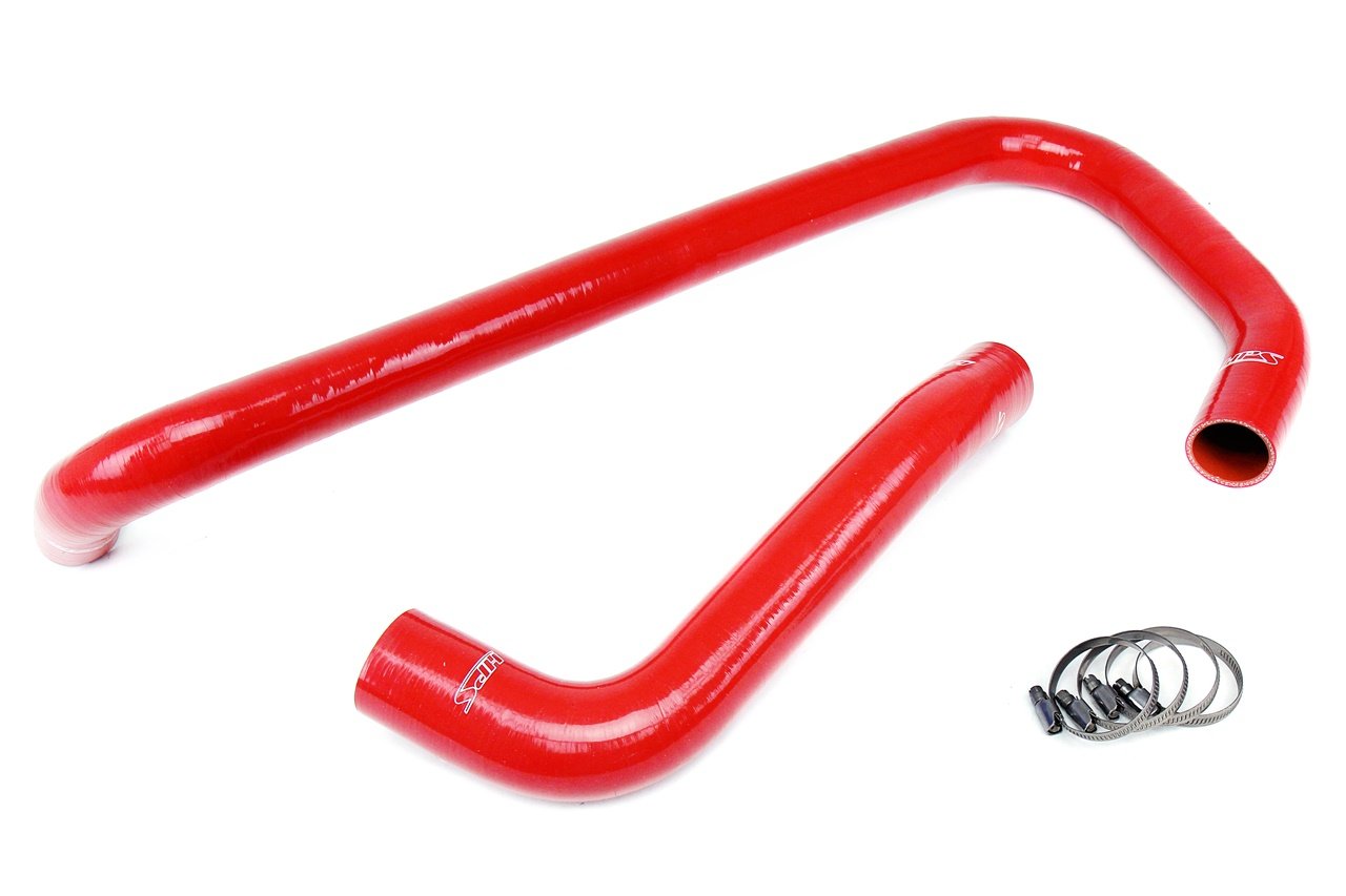 HPS Red Silicone Radiator Coolant Hose Kit 2011-2018 Dodge Ram 3500 Pickup 5.7L V8 , 57-1818-RED