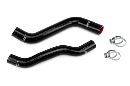 HPS Black Silicone Lower Upper Radiator Hoses Kit Coolant, 2006-2010 Jeep Commander 3.7L V6 XK , 57-1835-BLK