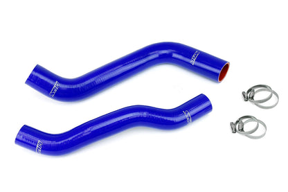 HPS Blue Reinforced Silicone Radiator Hose Kit Coolant, 2006-2010 Jeep Commander 3.7L V6 XK, 57-1835-BLUE