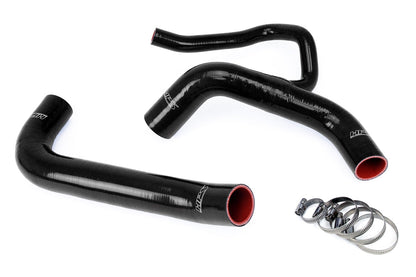 HPS Black Silicone Radiator Coolant Hose Kit 2018 Dodge Challenger SRT Demon 6.2L Supercharged, 57-1848-BLK