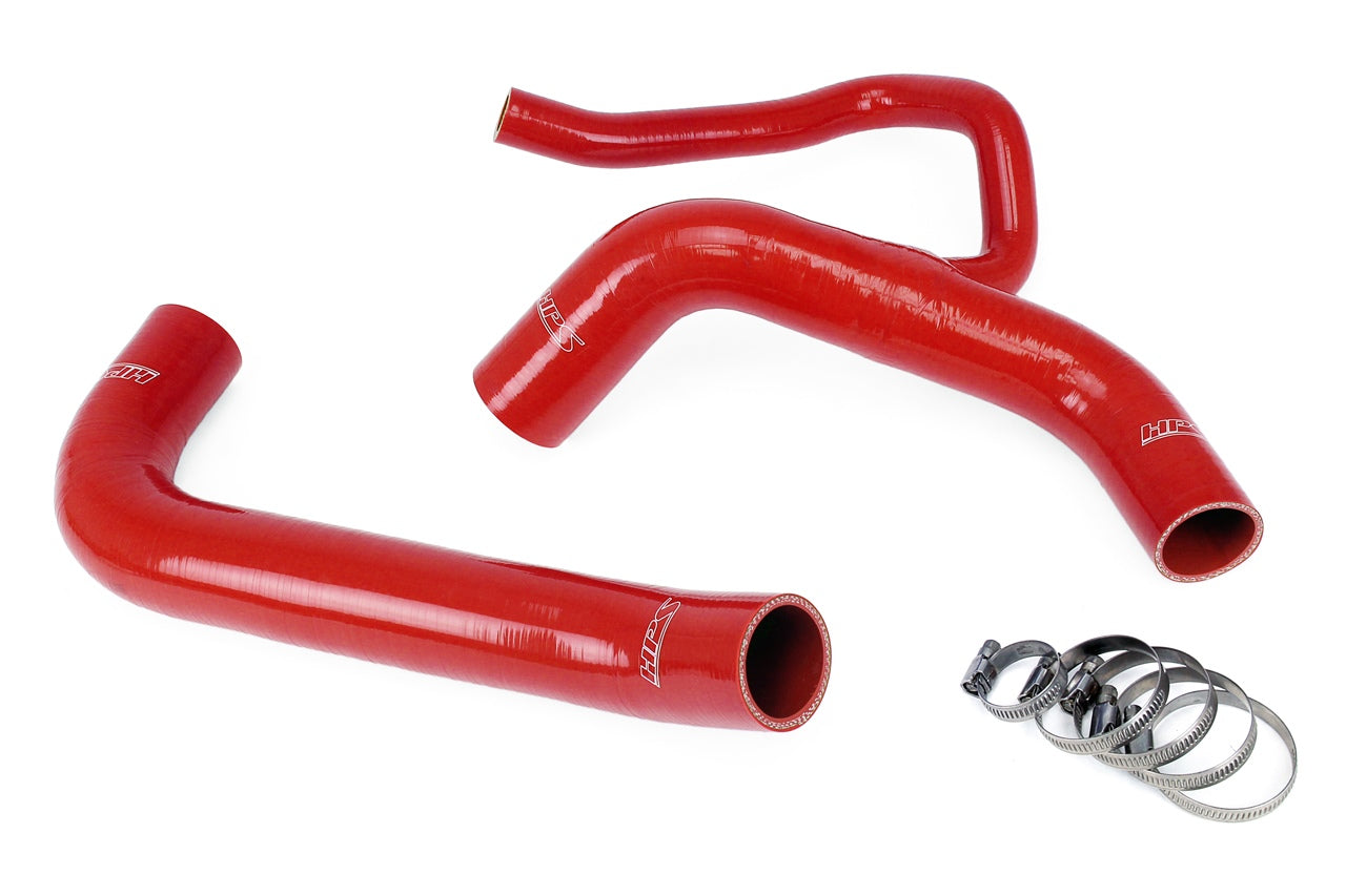 HPS Red Silicone Lower Upper Radiator Coolant Hoses 2015-2023 Dodge Charger SRT Hellcat Hemi 6.2L V8 Supercharged 57-1848-RED