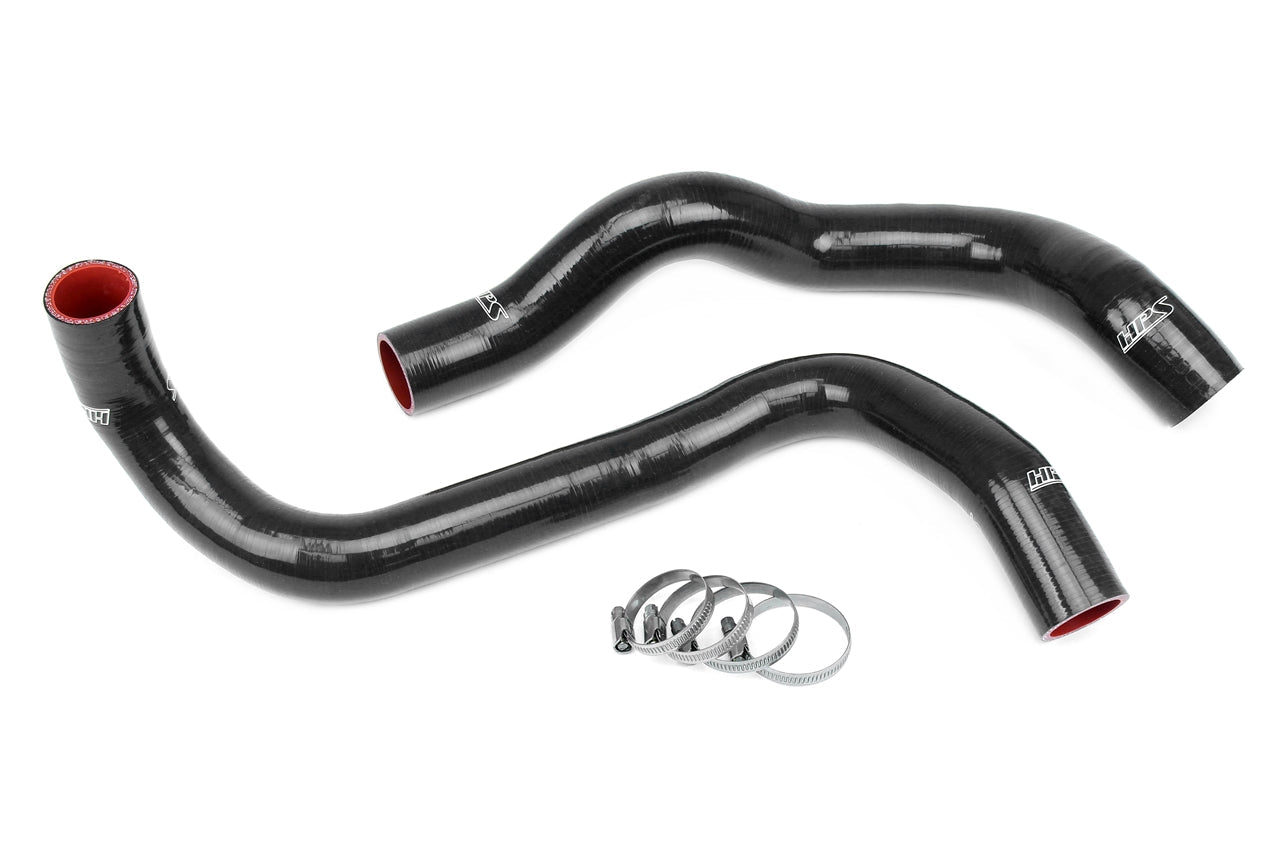 HPS Black Silicone Radiator Hose Kit 1997-1998 Ford Mustang 3.8L V6 57-1902-BLK