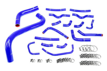 HPS Blue Silicone Radiator Heater Coolant Hose Kit, Toyota 03-07 Land Cruiser 4.7L V8 J100, 57-1912-BLUE