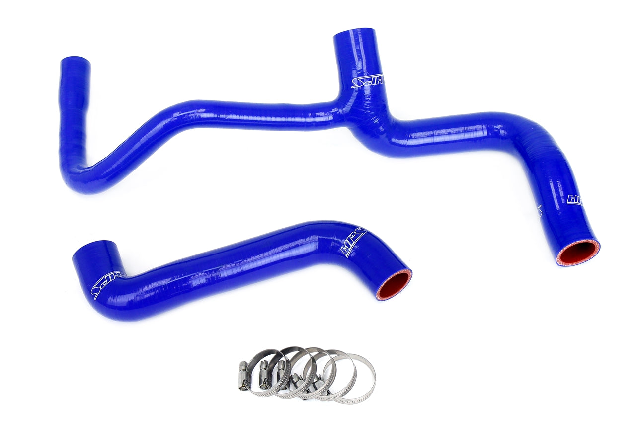 HPS Blue Silicone Radiator Coolant Hose Kit 1986-1989 Mercedes-Benz 190D 2.5L Diesel 57-2037-BLUE