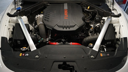 HPS Silicone Breather BOV Hose Kit 2018-2022 Kia Stinger 3.3T V6 Twin Turbo, 57-2045