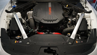 HPS Silicone Breather BOV Hose Kit 2019-2024 Genesis G70 3.3T V6 Twin Turbo, 57-2045