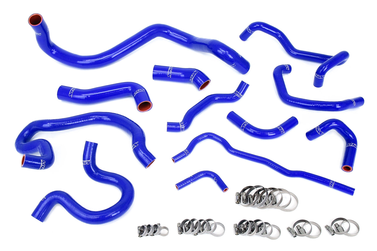 HPS Blue Silicone Radiator + Heater Coolant Hose Kit Volkswagen 99-06 Golf GTI MK4 1.8T Turbo Manual Trans LHD 57-2098-BLUE