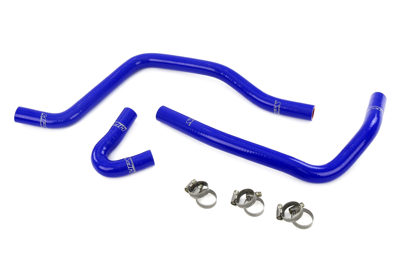 HPS Blue Silicone Heater Coolant Hose 2003-2005 Ford Excursion 6.0L V8 Diesel Turbo 57-2120-BLUE compatible 3C3Z-18472-BB 3C3Z-18472-AA