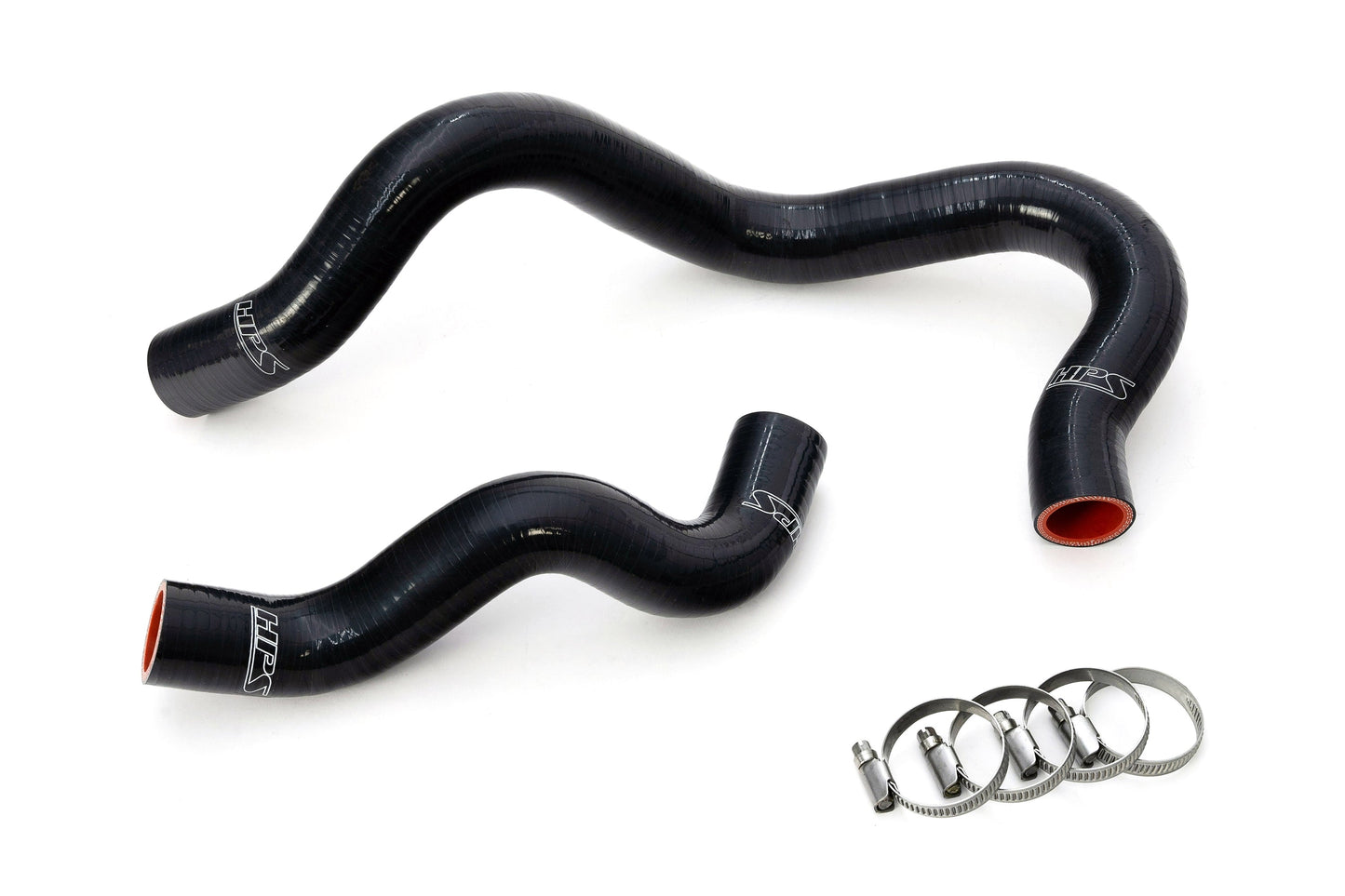 HPS Silicone Lower Upper Radiator Coolant Hose Kit 2004 2005 Mazda Miata Mazdaspeed MSM Turbo 57-2192-BLK BP8J-15-186B BP8J-15-18Y-B