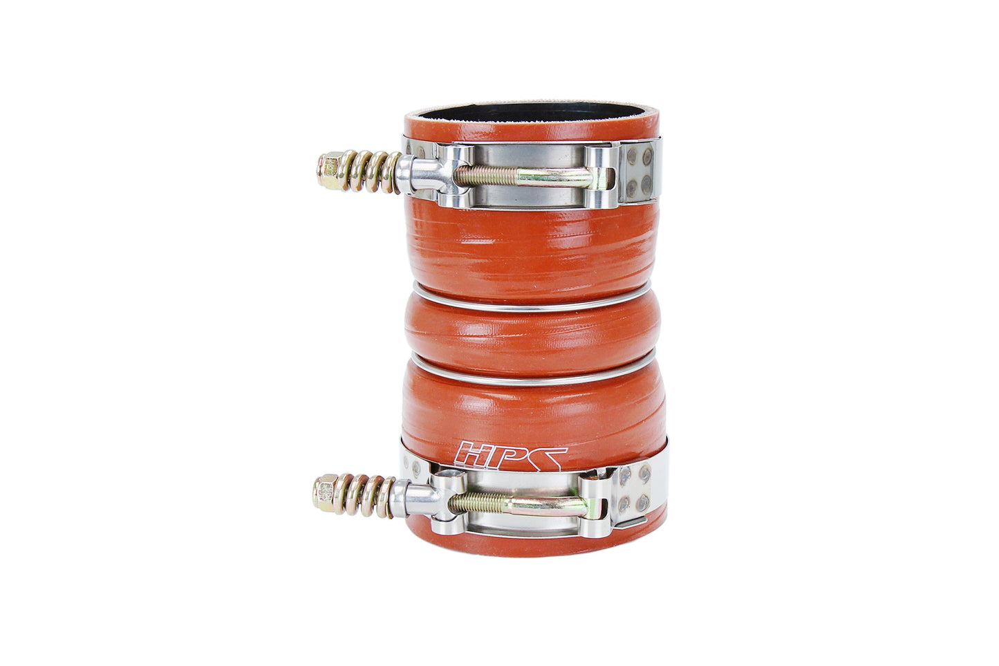 HPS Silicone Intercooler Boot Hose with Clamps, Orange, 57-2226, replace OEM part # 6C34-6C640-BA, 6C3Z-6C640-B, 8C3Z-6W651-A, 6C3Z-6C640-B, 3C34-6C640-CA