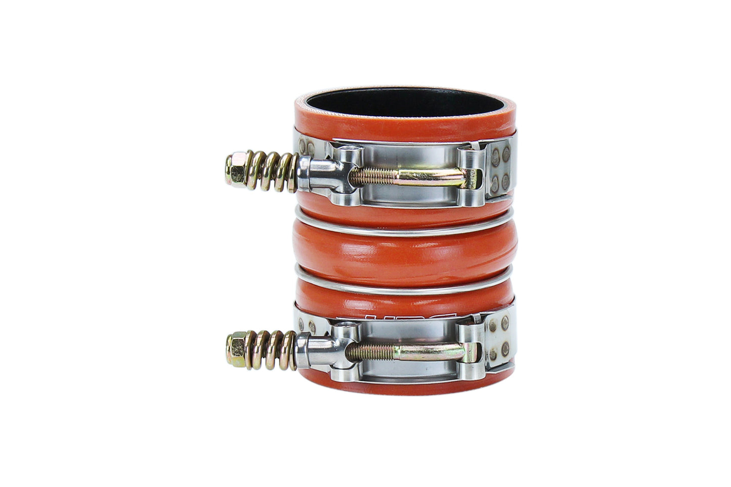HPS Silicone Intercooler Boot Hose with Clamps, Orange, 57-2236, replace OEM part # 8C3Z-6N651-A