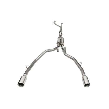 Corsa 21-22 Dodge Ram TRX Crew Cab Xtreme Catback Exhaust Dual Rear Satin Tip
