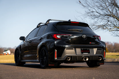 Rally Armor 23-26 Toyota GR Corolla Black Mud Flap w/Light Blue Logo