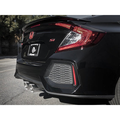 aFe Takeda 3in 304 SS Cat-Back Exhaust System w/ Polished Tips 2017 Honda Civic Si I4 1.5L (t)