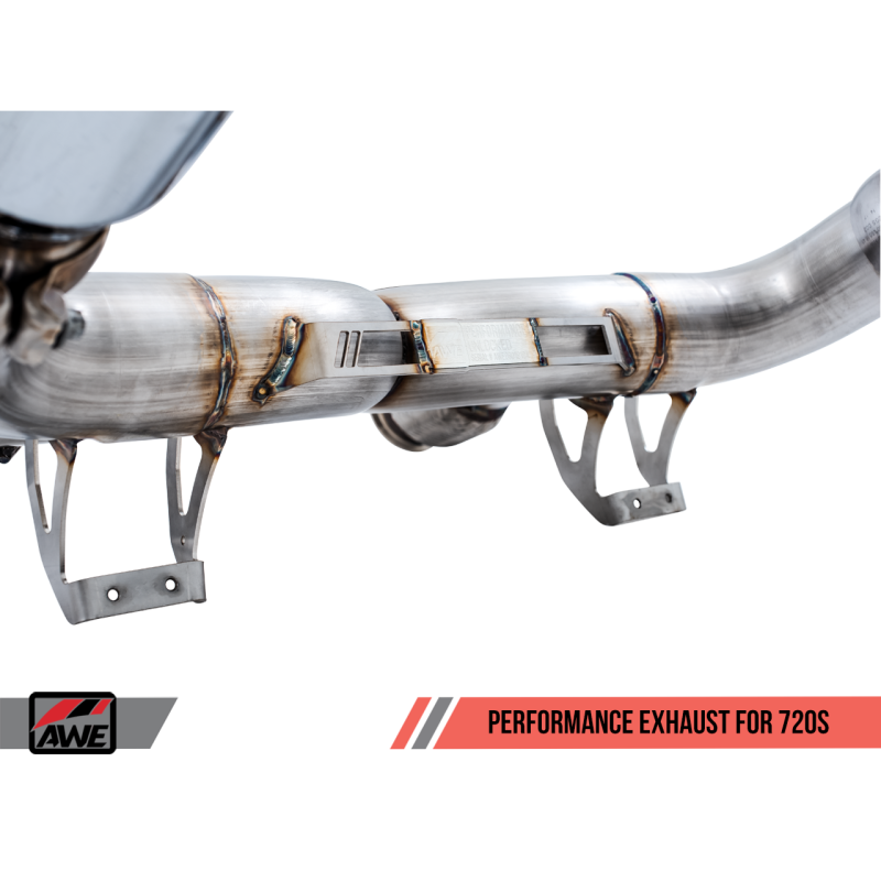 AWE Tuning McLaren 720S Performance Exhaust - Chrome Silver Tips