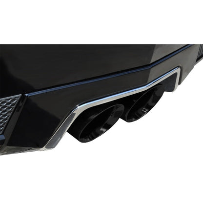 Corsa 11-13 Cadillac CTS Coupe V 6.2L V8 Black Sport Axle-Back Exhaust