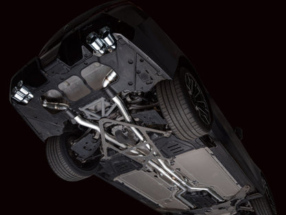 AWE Tuning BMW G90/G99 M5 Track Edition Cat-Back Exhaust - Chrome Silver Tips