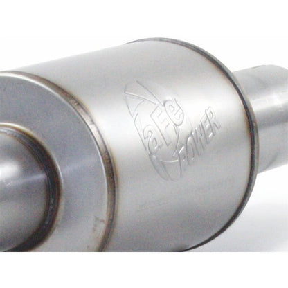 aFe Atlas Exhaust 4in Aluminized Cat-Back w/ 304 SS Black Tip 11-13 Ford F-150 EcoBoost V6 3.5L (tt)