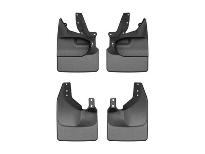 WeatherTech 21-25 Ford Bronco Bumper Style 1 Front & Rear Mudflaps - Black